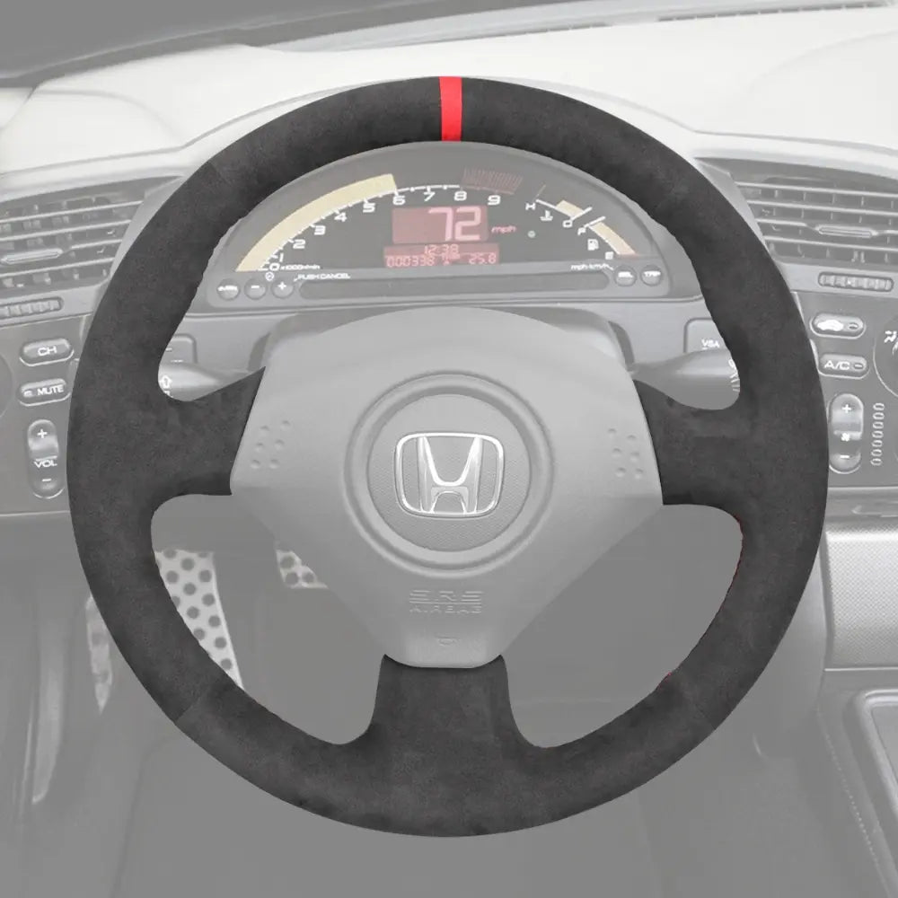 ArcYaY provides a custom, hand-stitched, Sport-Optimized Steering Wheel Cover for Honda S2000, Civic SI & Type R (2000–2009). Enhance your sporty drive.
