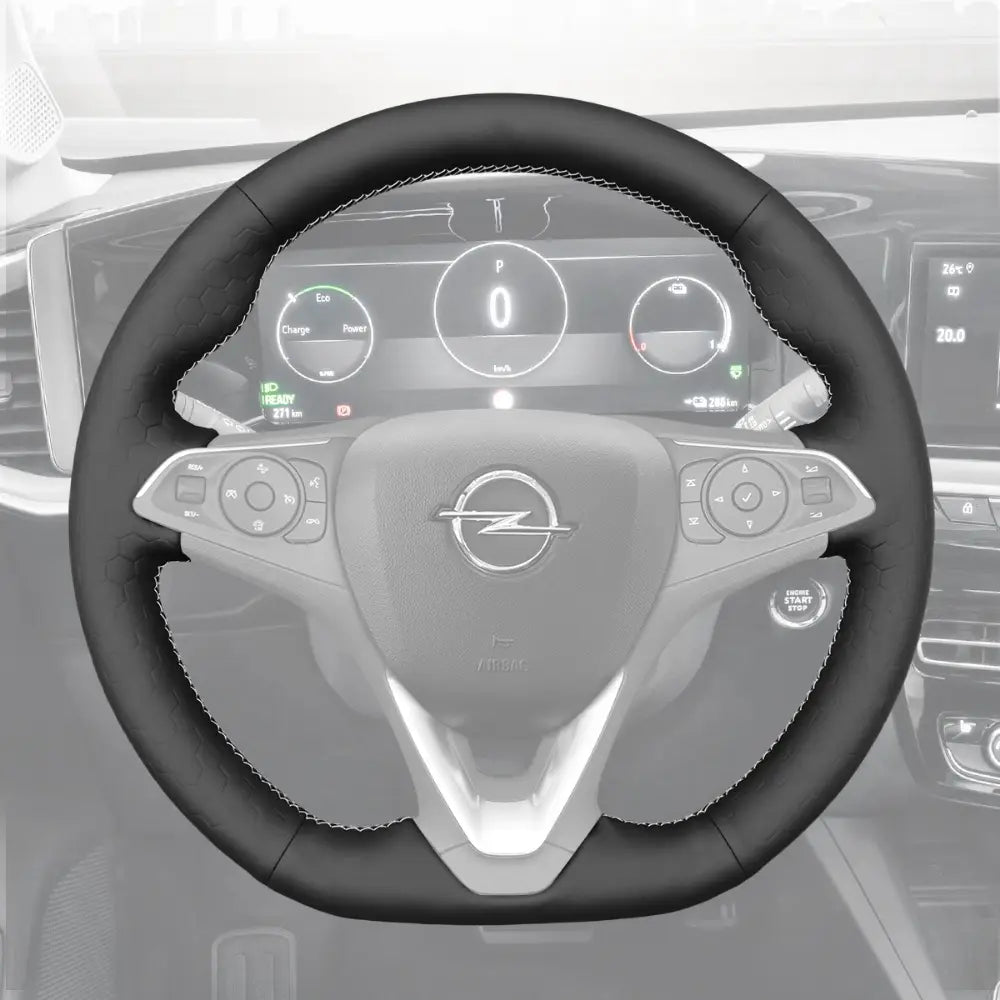 ArcYaY Upgrade Steering Wheel Cover for Opel Astra K Combo Corsa E F Grandland X Insignia CT 2014-2020 Rubber Steering Wheel

