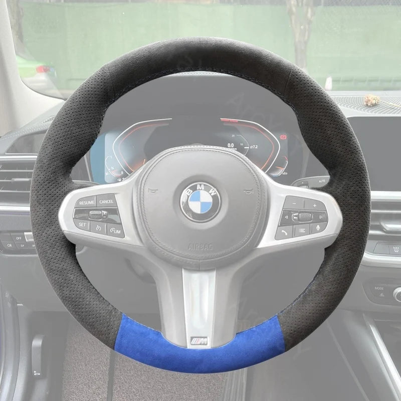 Dynamic Steering Wheel Cover for BMW F44 G11 G12 G14 G15 G16 G20 G22 G23 G26 G30 G32 G42 M Sport 2016-2025