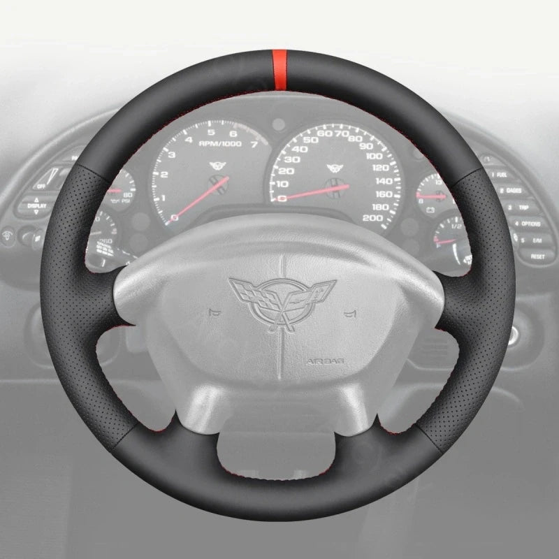ArcYaY offers a custom, hand-stitched, Sport-Optimized Steering Wheel Cover for the Chevy Corvette C5 (1997–2004) to elevate your sporty ride.
