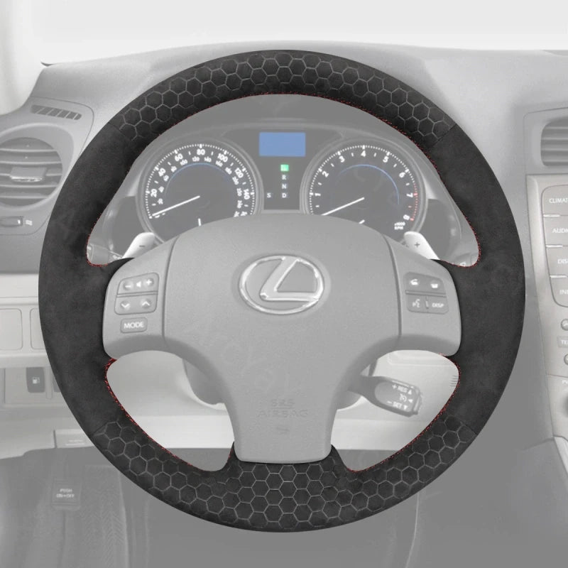 ArcYaY delivers a custom, hand-stitched, Sport-Optimized Steering Wheel Cover for Lexus IS and variants (2005-2011) that adds a dynamic edge.

