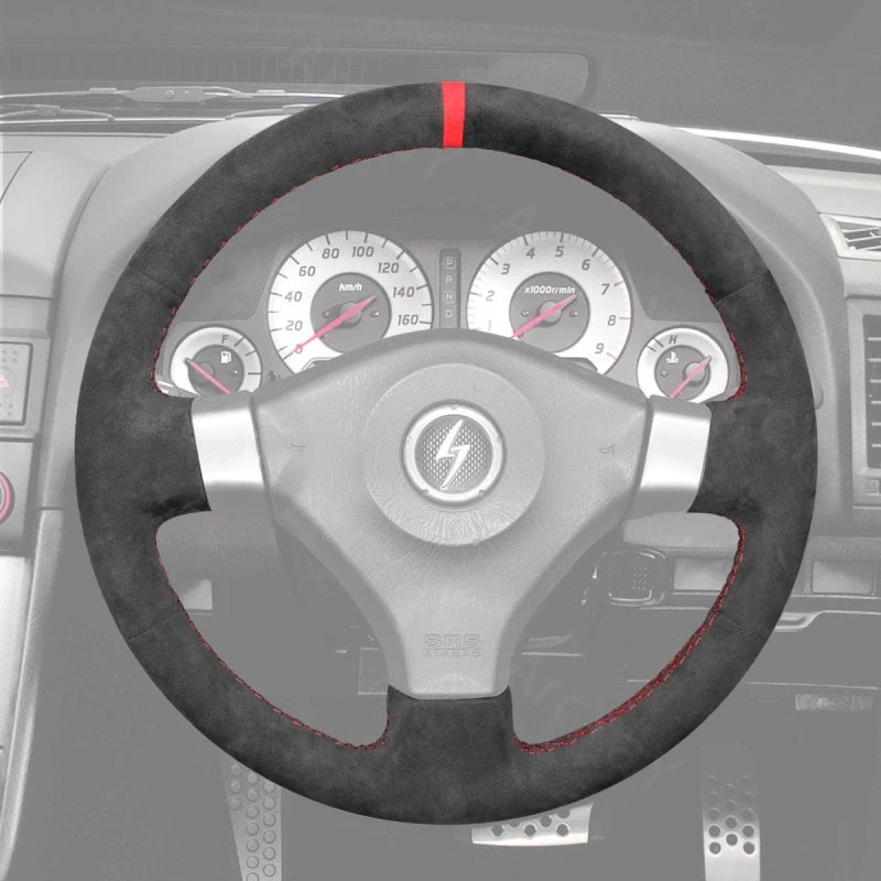 ArcYaY provides a custom, hand-stitched, Sport-Optimized Steering Wheel Cover for Nissan GT-R R34, 200SX & Silvia (1998–2002, 2001–2002, 1999–2001). Race with style.