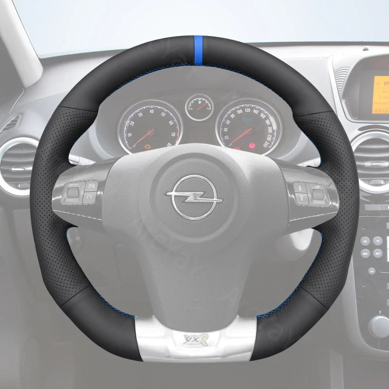 ArcYaY provides a custom, hand-stitched, Sport-Optimized Steering Wheel Cover for the Opel Corsa OPC (2007-2015) to energize your ride.
