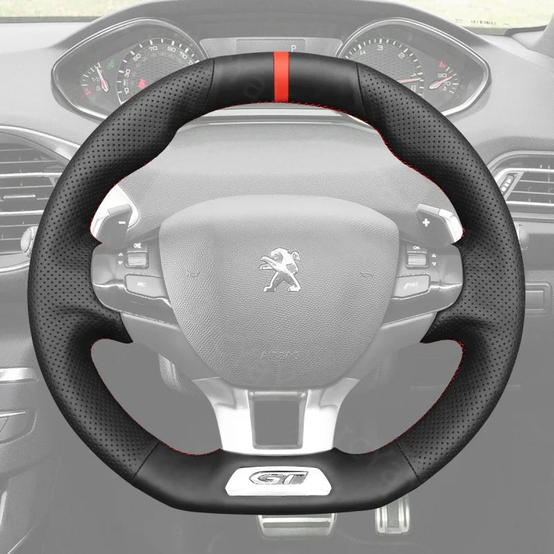 ArcYaY provides a custom, hand-stitched, Sport-Optimized Steering Wheel Cover for Peugeot 208 and 308 models (2013–2021). Ignite your sporty drive.
