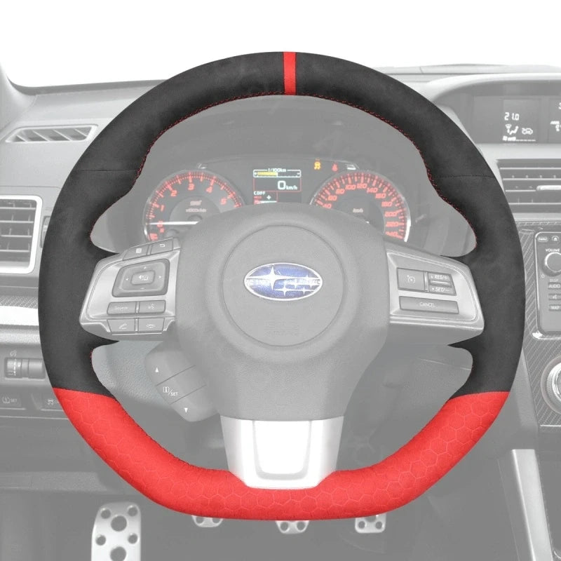 ArcYaY delivers a custom, hand-stitched, Sport-Optimized Steering Wheel Cover for Subaru WRX STI (2015–2021). Accelerate your sporty passion.
