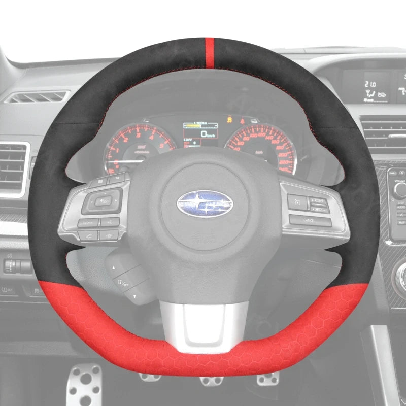 ArcYaY delivers a custom, hand-stitched, Sport-Optimized Steering Wheel Cover for Subaru WRX STI (2015–2021). Accelerate your sporty passion.
