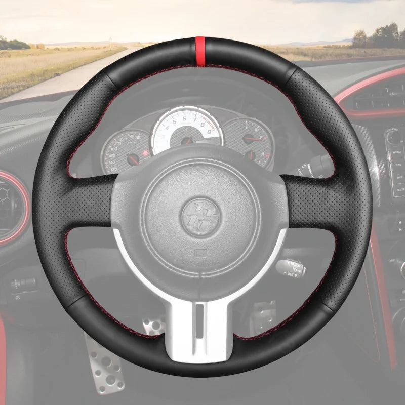 ArcYaY offers a custom, hand-stitched, Sport-Optimized Steering Wheel Cover for the Toyota 86 (GT86) (2012–2016). Enhance your sporty drive.
