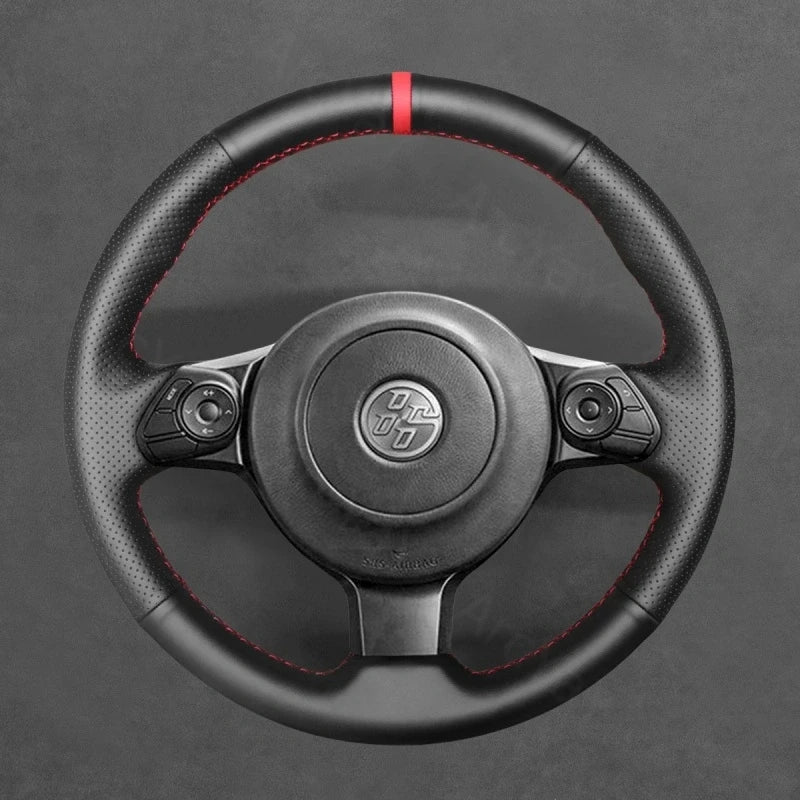 ArcYaY delivers a custom, hand-stitched, Sport-Optimized Steering Wheel Cover for the Toyota BRZ (2016–2023). Experience precision and flair.
