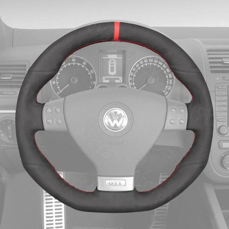 ArcYaY delivers a custom, hand-stitched, Sport-Optimized Steering Wheel Cover for VW R32, GTI5 and Jetta GLI models (2004–2009). Experience dynamic performance.