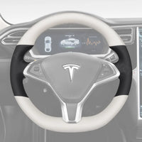 Upgrade your Tesla Model S interior! The ArcYaY EV Steering Wheel Cover is custom-designed for 2013-2017 models, featuring premium materials and hand-stitching for a comfortable, personalized grip. Shop now and elevate your driving experience!