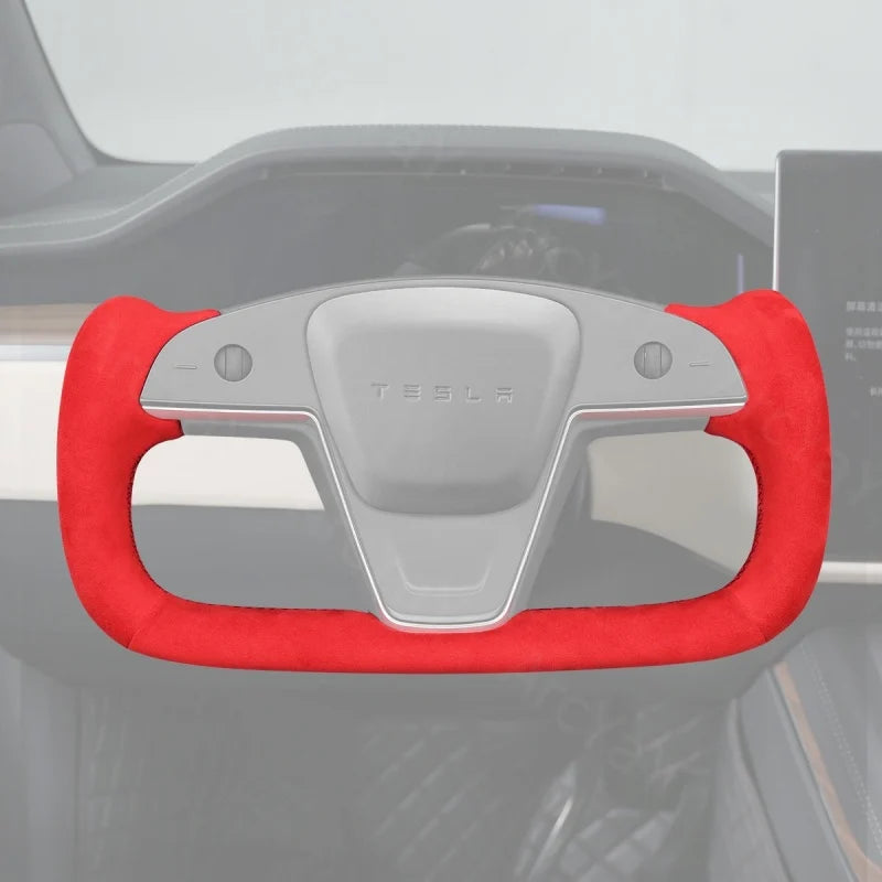Designed forTesla Model S/X owners! The ArcYaY EV Steering Wheel Cover fits 2021-2023 Model S/X models flawlessly, boasting premium materials and hand-stitching for an exceptional grip and custom options. Shop now and enhance your drive!