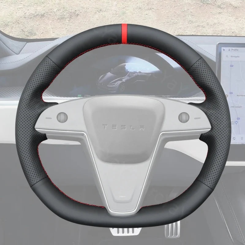ArcYaY_EV_Steering_Wheel_Cover_for_Tesla_Model_S_X_2021-2023_Round_Steering_Wheel