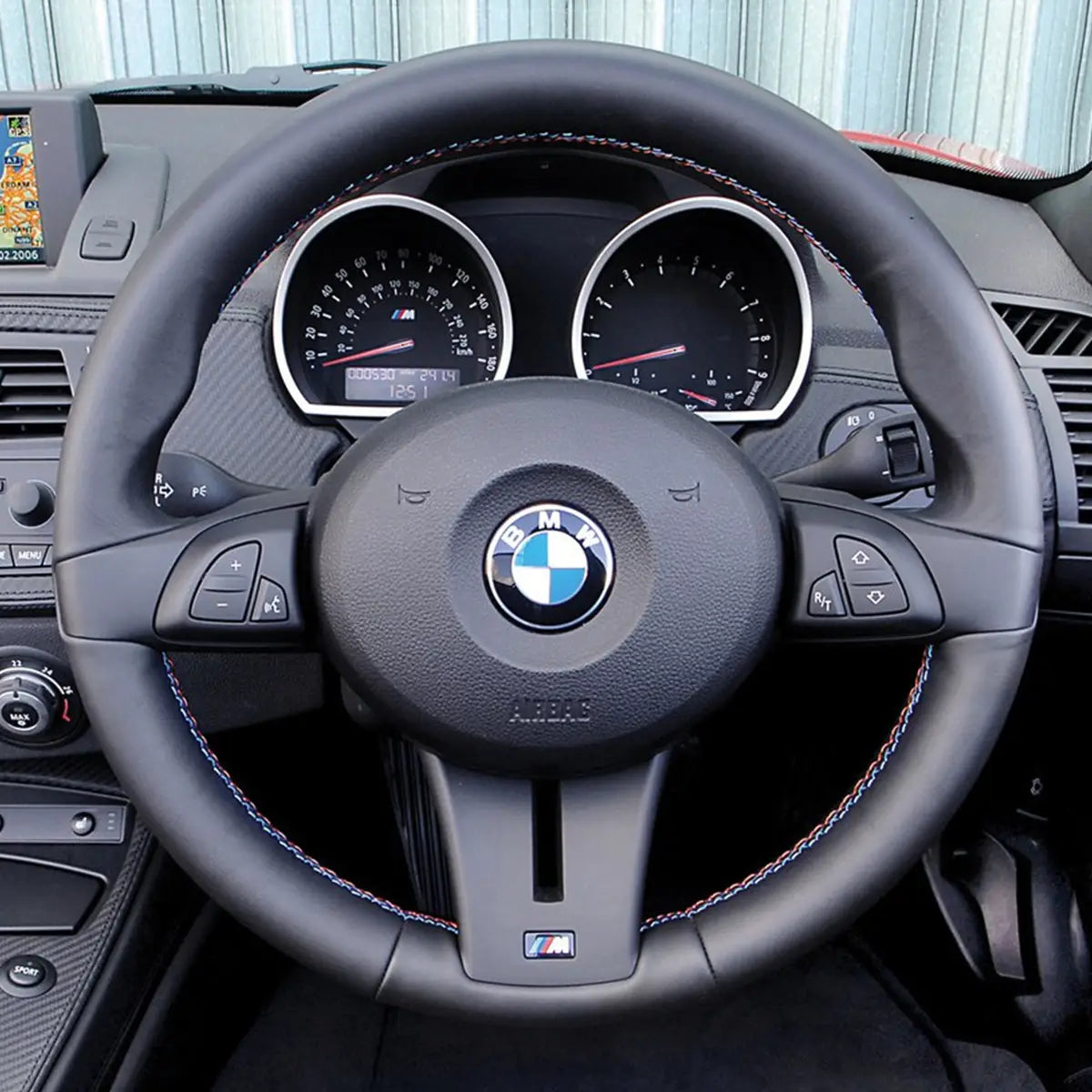 Dynamic Steering Wheel Cover for BMW Z4 M E85 E86 2006-2008
