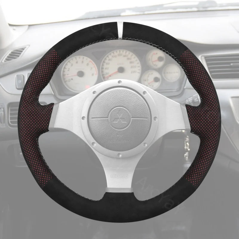 Dynamic Steering Wheel Cover for Mitsubishi Lancer Evolution EVO 7 VII 8 VIII 9 IX 2001-2007