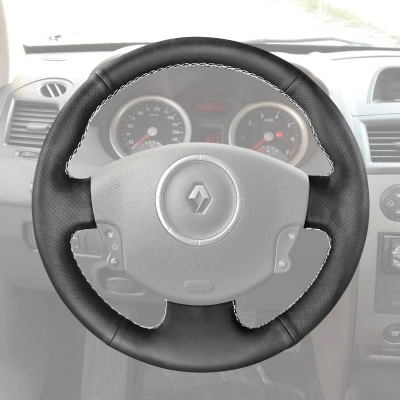 Dynamic Steering Wheel Cover for Renault Megane 2 Scenic 2 Kangoo 2 2002-2013