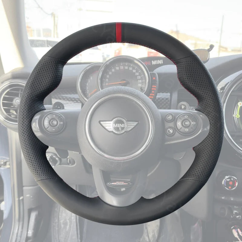 ArcYaY delivers a custom, hand-stitched, Sport-Optimized Steering Wheel Cover for Mini JCW models (Clubman, Convertible & Countryman, 2014-2020) to upgrade your drive.
