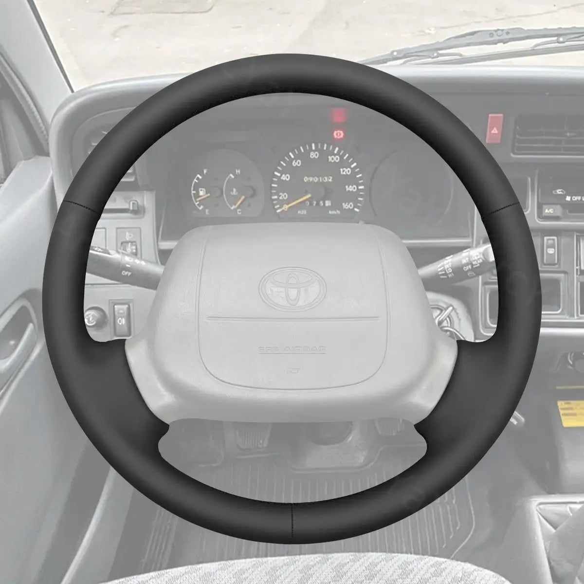 ArcYaY's rugged steering wheel cover for Toyota Hilux (1997-2001) and Tundra (2000-2002) is designed for durability and a perfect fit, ideal for any adventure.
