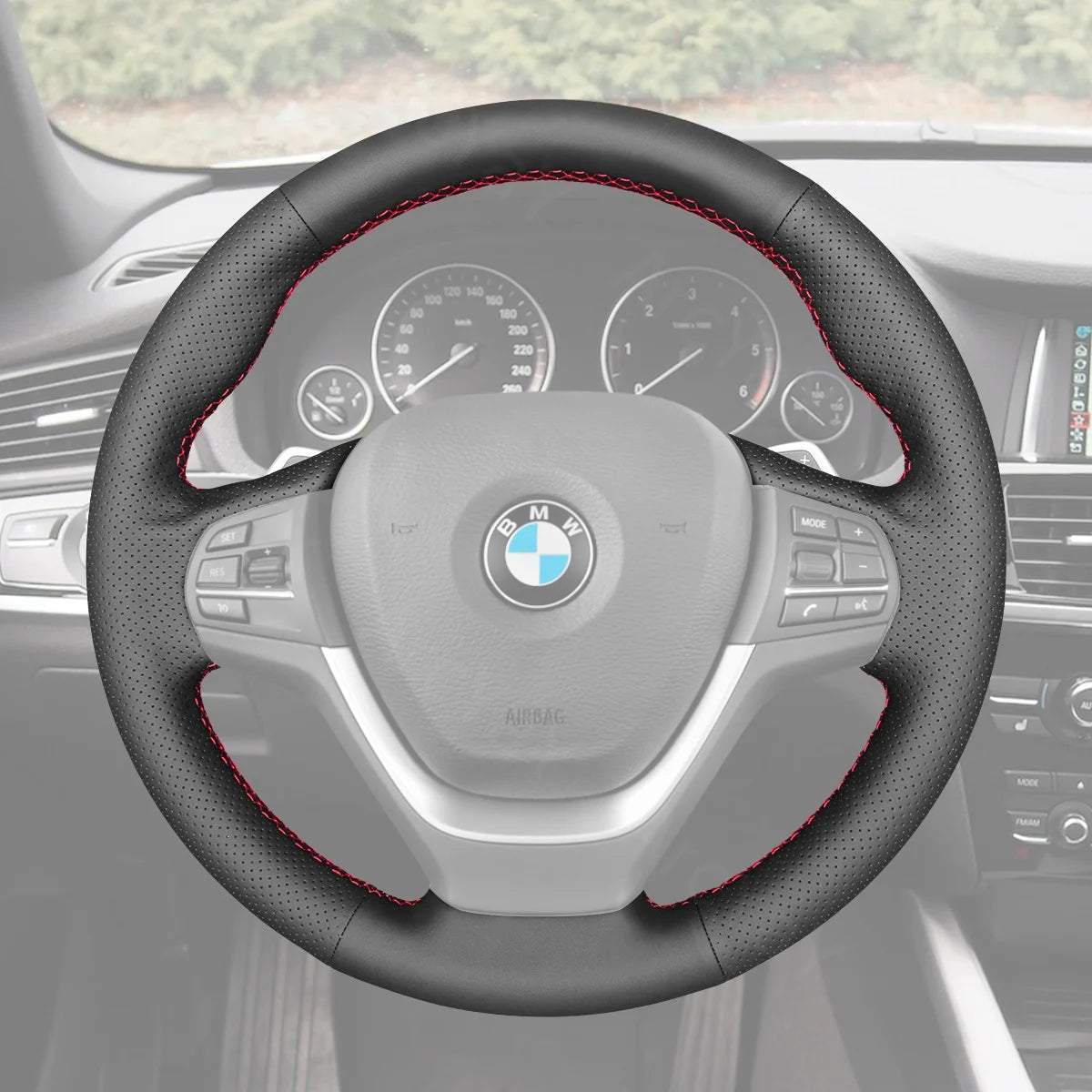 Perfect fit for BMW X3 F25 and X4 F26 (2010-2018). Durable, anti-slip cover for superior comfort and grip.