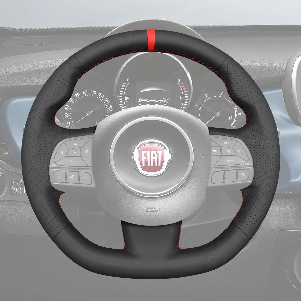 Steering wheel cover for Opel Insignia OPC (2013-2017). Designed for comfort and a premium feel.