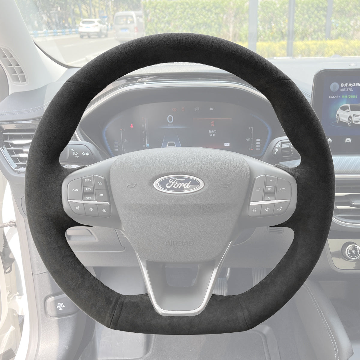 SUV Steering Wheel Cover for Ford Kuga ST Line Puma 2019-2025