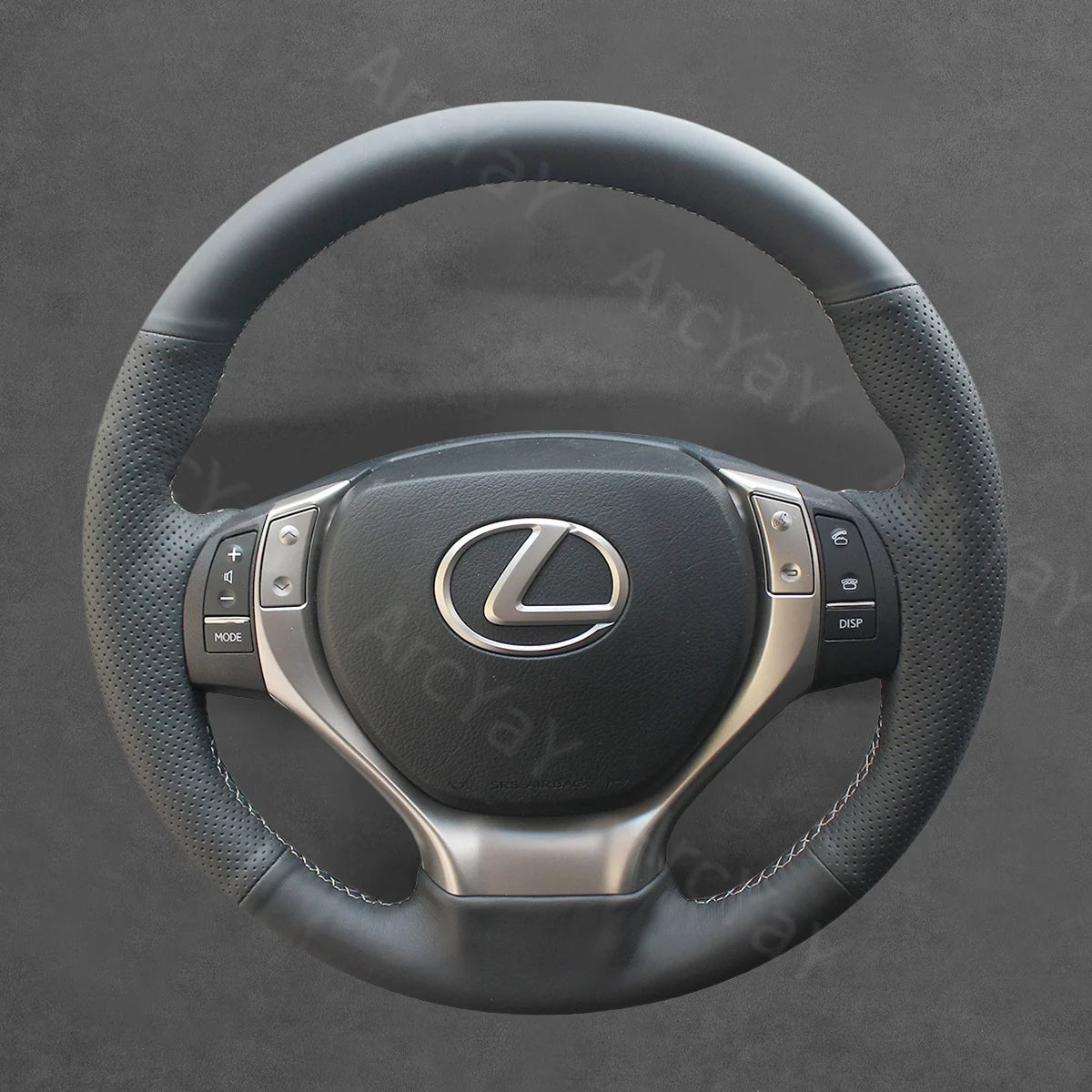 Steering cover for Lexus RX350 RX450h 2012-2015. Premium leather for a sleek, comfortable drive.