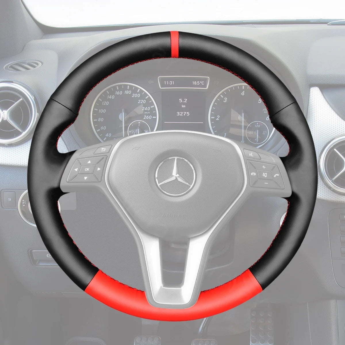 Premium cover for Mercedes GLA X156 and GLK X204 (2013-2015). Adds grip, comfort, and elegant style.