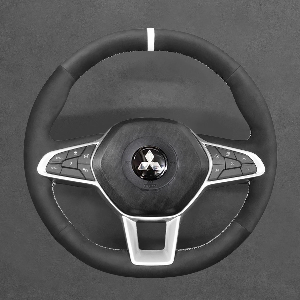 Upgrade your Mitsubishi ASX (2023-2025) steering wheel with ArcYaY's SUV cover. Premium PU leather, precise stitching, and anti-slip grip deliver modern style, comfort, and lasting protection.