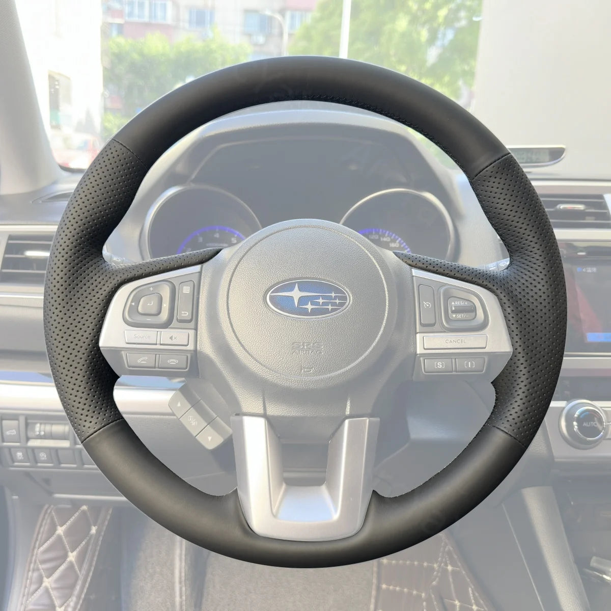 Steering wheel cover for Opel Insignia OPC (2013-2017). Designed for comfort and a premium feel.