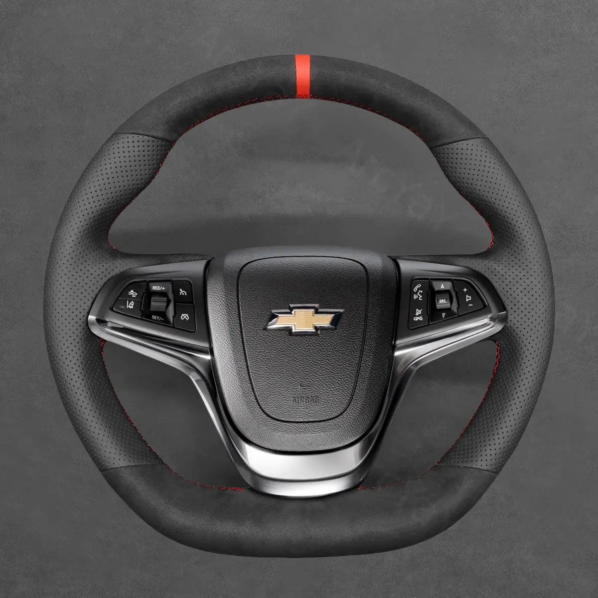Steering cover for Holden Commodore Calais Caprice (2013-2017). Custom fit offering comfort and protection for your sedan's steering wheel.