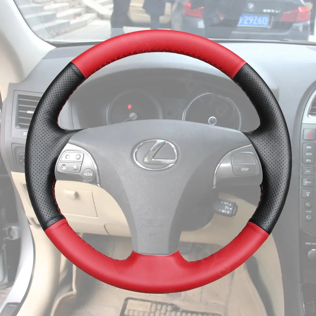 ArcYaY Steering wheel cover for Lexus ES Series (2007-2012). Provides comfort and a sleek, luxury feel for your car.