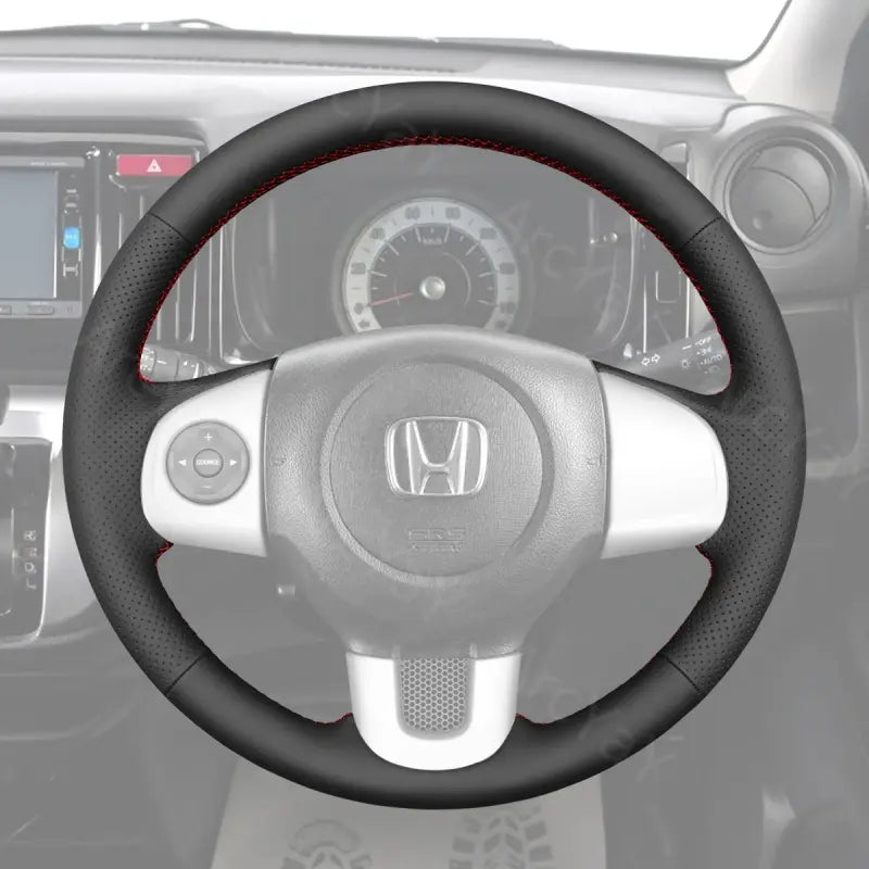 ArcYaY Custom Hand-Sewn Steering Wheel Cover - Fits Honda N Box N-WGN N-Van 2012-2019
