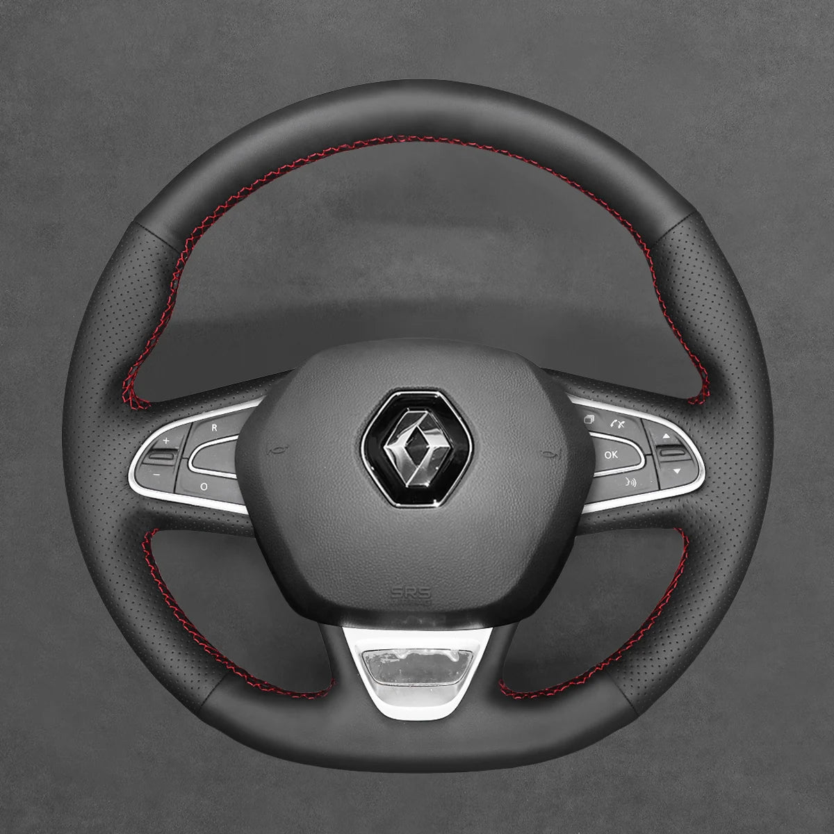 Upgrade Steering Wheel Cover for Renault Megane 4 Scenic 4 Kadjar Koleos Talisman Espace Samsung QM6 SM6 2015 2020