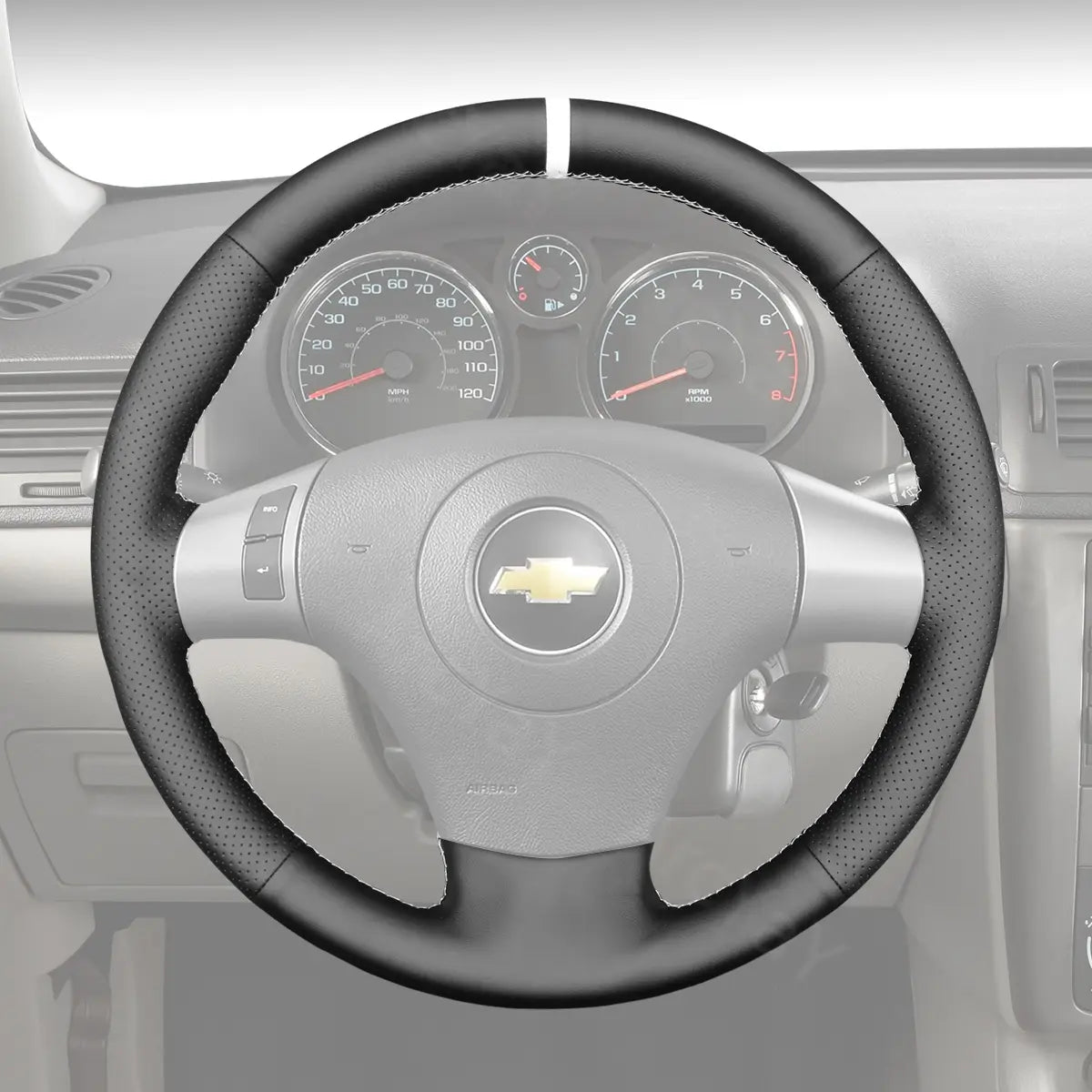 Retro steering wrap for Chevy HHR (2006-2009). Classic design with modern protection.