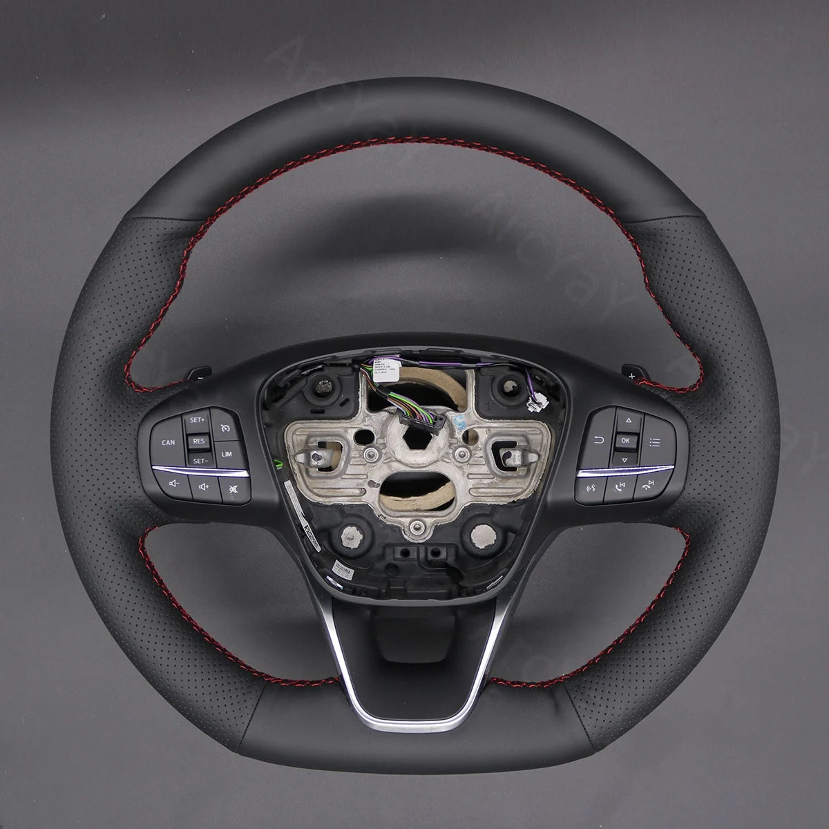 Utility Steering Wheel Cover for Ford Fiesta Mk8 Focus Mk4 Puma ST-Line ST 2018-2024