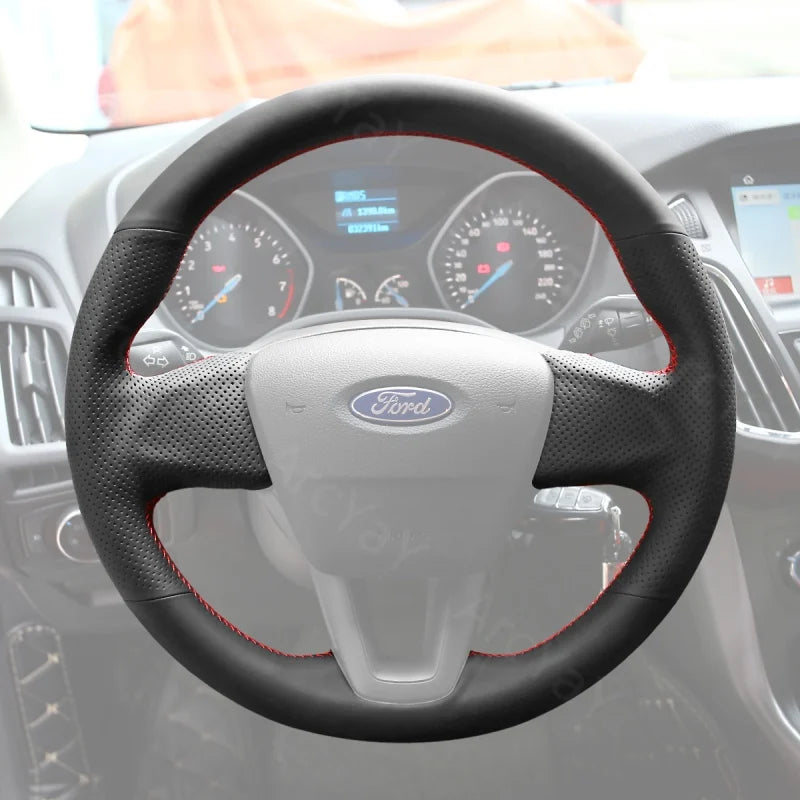 Utility Steering Wheel Cover for Ford Focus 3 Mk3 2015-2018
