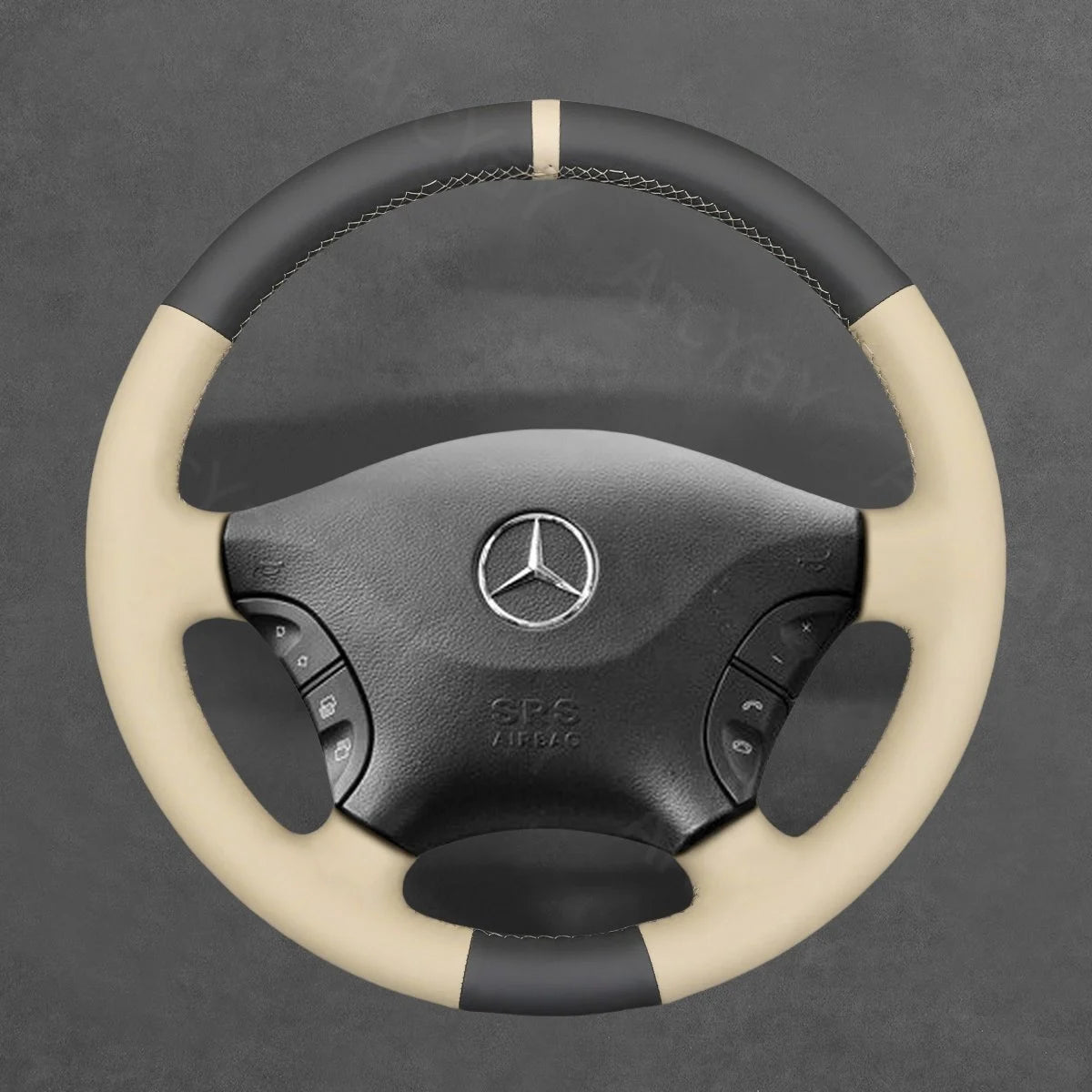 Heavy-duty steering cover for Mercedes Sprinter (2006-2015). Commercial-grade grip with perfect fit.
