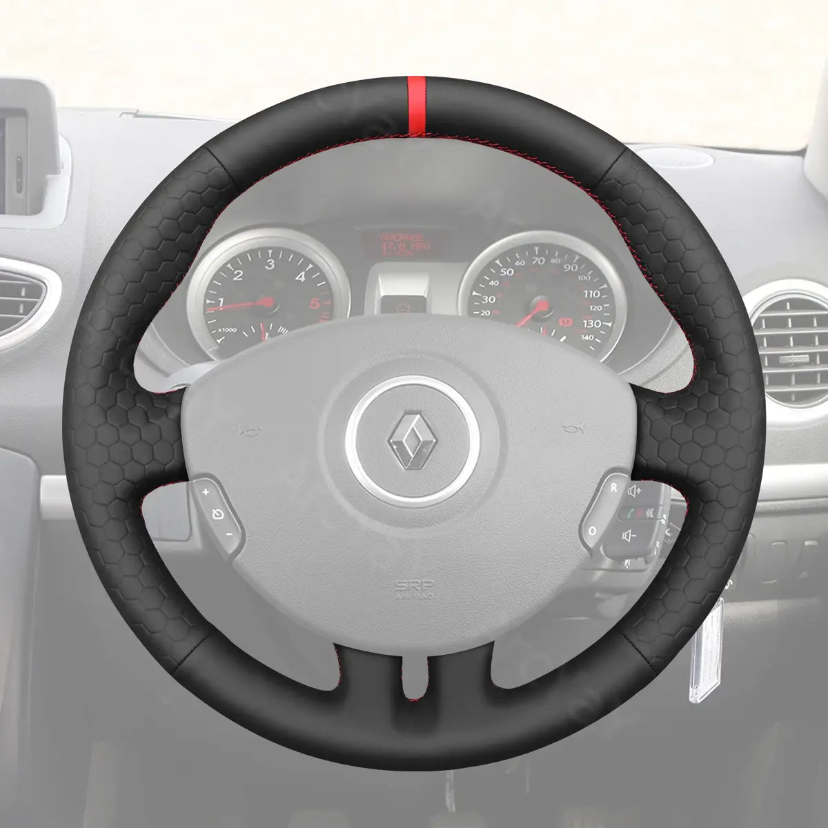 Utility Steering Wheel Cover for Renault Clio 3 2005-2012
