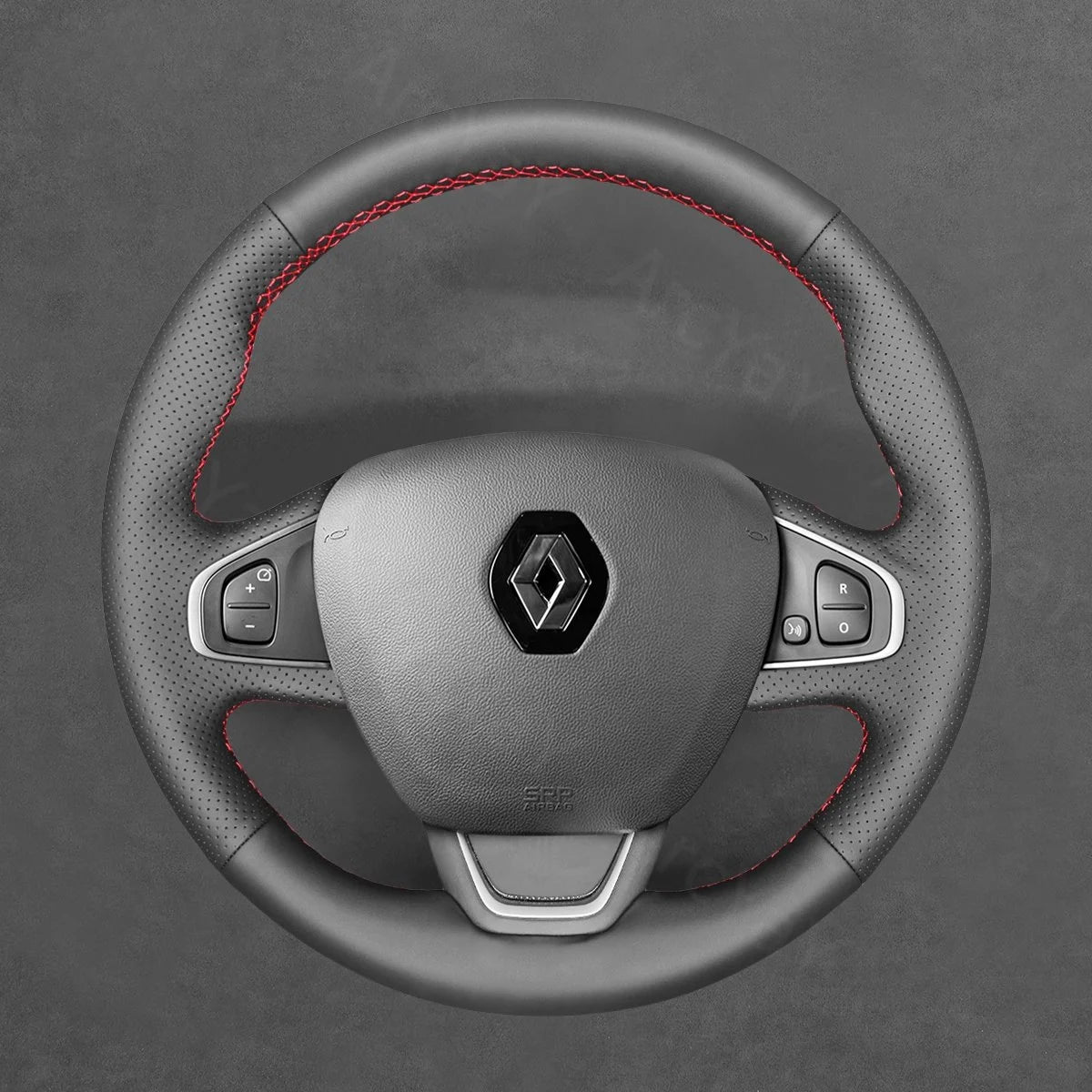 Renault Clio 4 IV steering wheel cover offers premium protection with custom fit that maintains original look and feel.